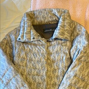 Eddie Bauer Women's Gray Quilted Jacket
